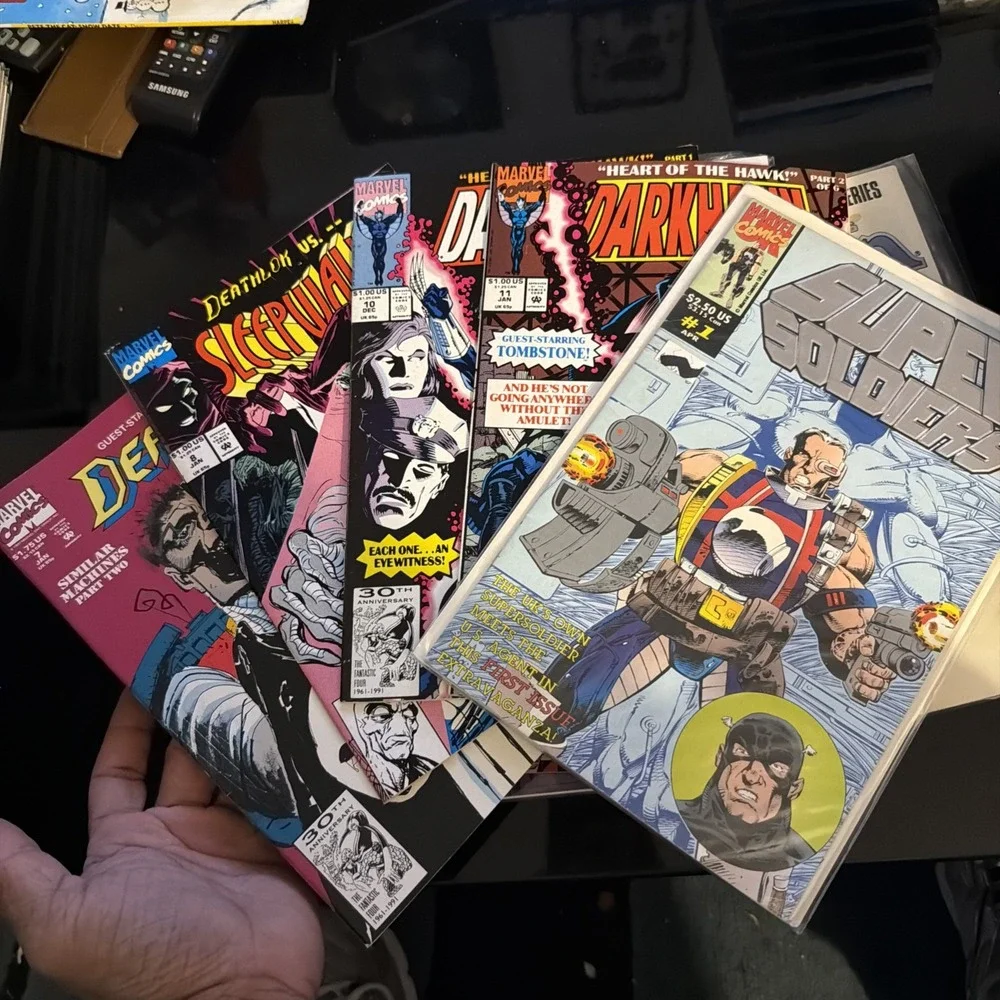70 Vintage Comic Lot Marvel X-man Sectaurs Alpha Flight Luke Cage Fallen Angels